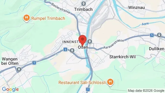Bedrijfsruimtes te huur i Olten - Foto uit Google Street View
