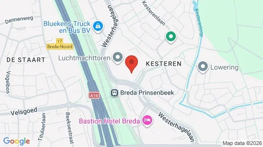 Kontorslokaler för uthyrning i Breda - kort over placeringen