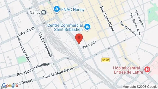 Büros zur Miete i Nancy – Foto von Google Street View