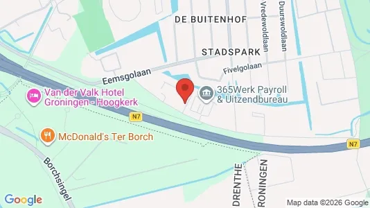 Büros zur Miete i Groningen – Foto von Google Street View