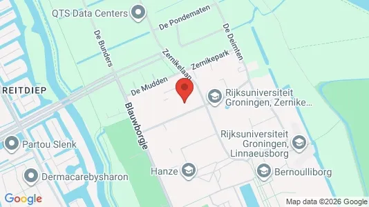 Kontorlokaler til leje i Groningen - kort over placeringen
