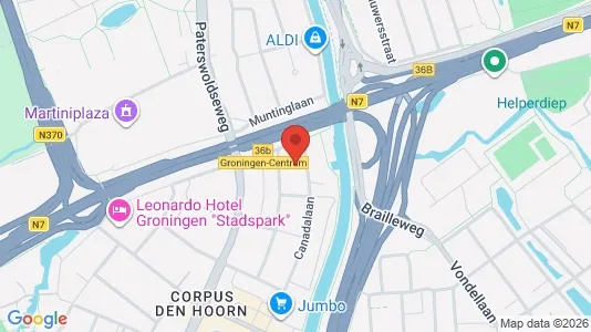 Kantorruimte te huur i Groningen - Foto uit Google Street View
