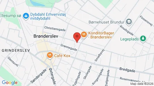 Varastot Vuokrattavana i Brønderslev - Kuva Google Street Viewstä
