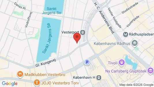 Kontorer til leie i Vesterbro – Bilde fra Google Street View