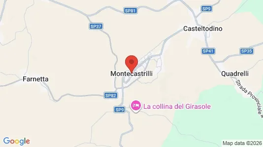 Kaupat Vuokrattavana i Montecastrilli - Kuva Google Street Viewstä