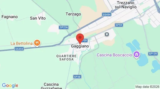 Gewerbeflächen zur Miete i Gaggiano – Foto von Google Street View