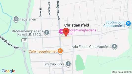 Commercial properties for sale i Christiansfeld - Photo from Google Street View