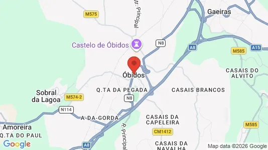 Commercial properties for rent i Óbidos - Photo from Google Street View