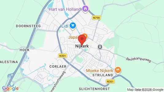 Gewerbeflächen zur Miete i Nijkerk – Foto von Google Street View