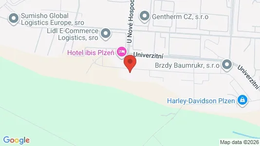 Varastot Vuokrattavana i Plzeň-město - Kuva Google Street Viewstä