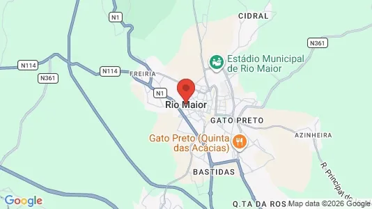 Restaurantlokaler til leje i Rio Maior - Foto fra Google Street View