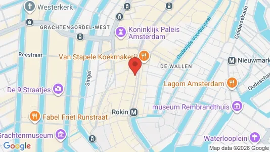 Gewerbeflächen zur Miete i Amsterdam Centrum – Foto von Google Street View