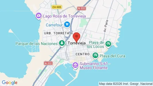 Lokaler til leie i Torrevieja – Bilde fra Google Street View