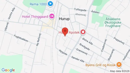 Liikekiinteistöt Myynnissä i Hurup Thy - Kuva Google Street Viewstä