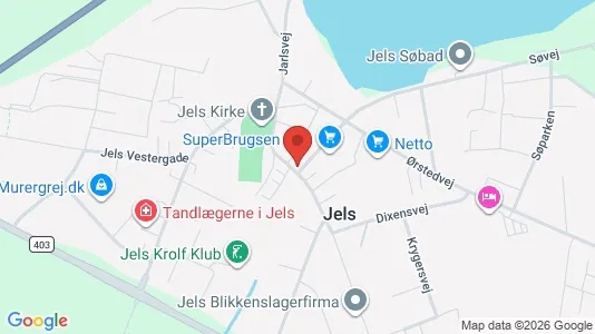 Liikekiinteistöt Myynnissä i Rødding - Kuva Google Street Viewstä