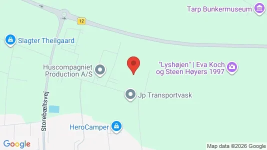Warehouses for sale i Esbjerg N - kort over placeringen