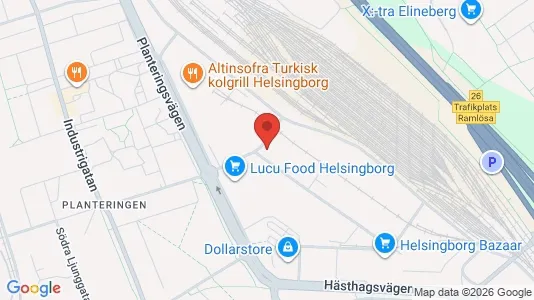 Lokaler til leje i Helsingborg - Foto fra Google Street View