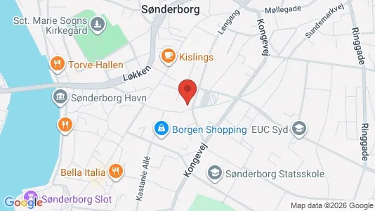 Liikekiinteistöt Myynnissä i Sønderborg - Kuva Google Street Viewstä