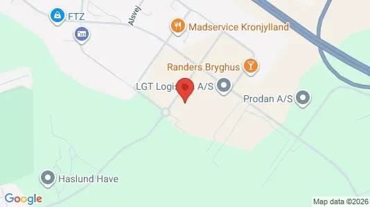 Varastot Vuokrattavana i Randers SV - Kuva Google Street Viewstä