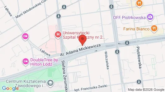 Bedrijfsruimtes te huur i Łódź - kort over placeringen