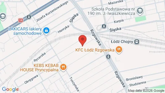 Lokaler til leie i Łódź – Bilde fra Google Street View