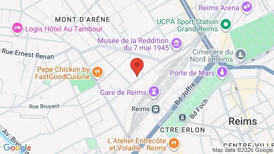 Kontorlokaler til leje i Reims - Foto fra Google Street View