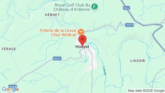 Office spaces for rent i Houyet - Photo from Google Street View