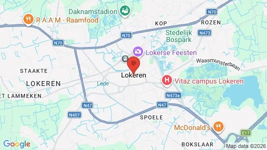 Ravintolat Vuokrattavana i Lokeren - Kuva Google Street Viewstä
