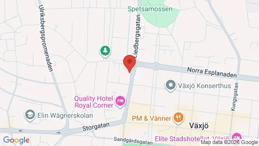 Office spaces for rent i Växjö - Photo from Google Street View