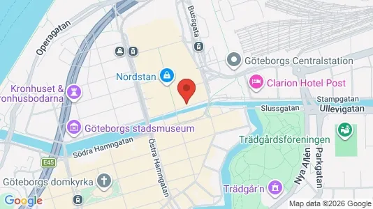 Kontorer til leie i Göteborg Sentrum - kort over placeringen