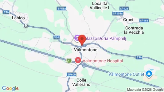 Gewerbeflächen zur Miete i Valmontone – Foto von Google Street View