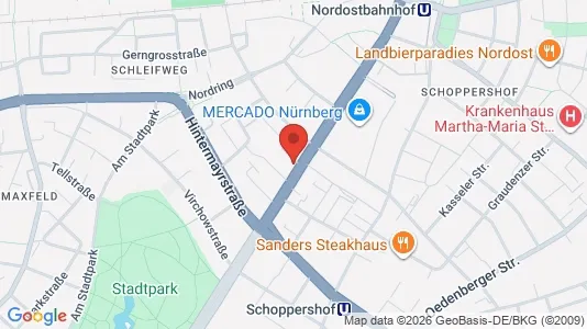 Büros zur Miete i Nuremberg – Foto von Google Street View
