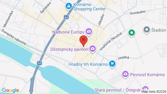 Bedrijfsruimtes te huur i Komárno - kort over placeringen