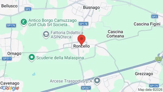 Gewerbeflächen zur Miete i Roncello – Foto von Google Street View