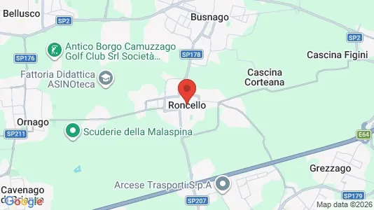 Nieruchomości komercyjne Do wynajęcia i Roncello - kort over placeringen