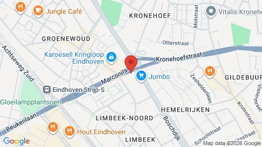Kontorlokaler til leje i Eindhoven - Foto fra Google Street View
