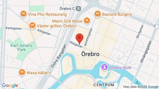 Clinics Vuokrattavana i Örebro - Kuva Google Street Viewstä
