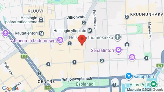 Büros zur Miete i Helsinki Eteläinen - kort over placeringen