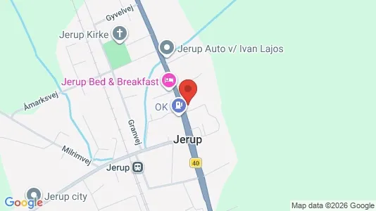 Liikekiinteistöt Myynnissä i Jerup - Kuva Google Street Viewstä
