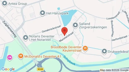 Espacios de oficina En alquiler i Deventer - Foto de Google Street View