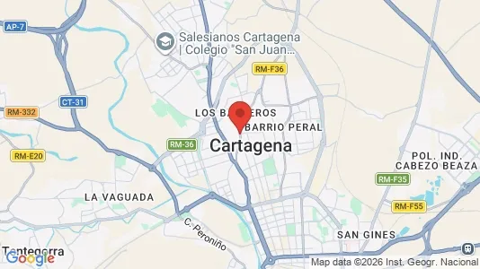 Lokaler til leje i Cartagena - Foto fra Google Street View