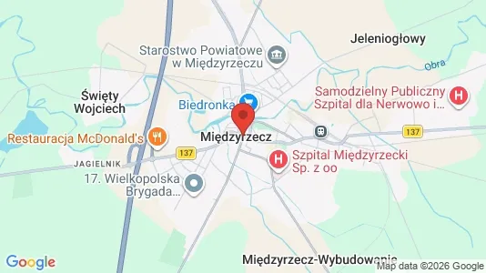 Lager zur Miete i Międzyrzecki – Foto von Google Street View