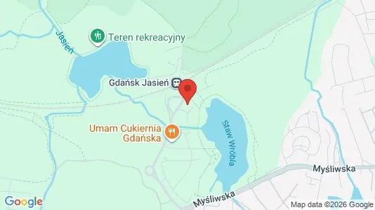 Gewerbeflächen zur Miete i Gdańsk - kort over placeringen