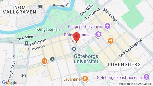 Kontorer til leie i Göteborg Sentrum - kort over placeringen