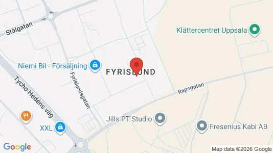 Lager zur Miete i Uppsala – Foto von Google Street View