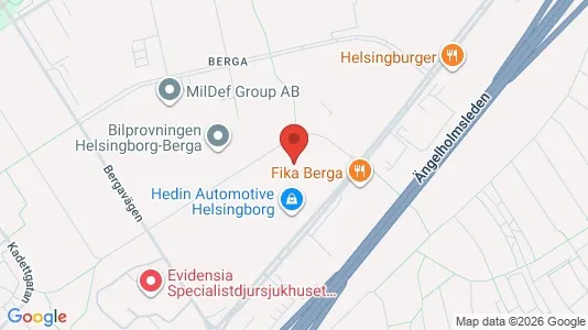 Kontorlokaler til leje i Helsingborg - Foto fra Google Street View