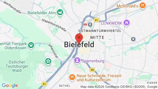 Office spaces for rent i Bielefeld - Photo from Google Street View