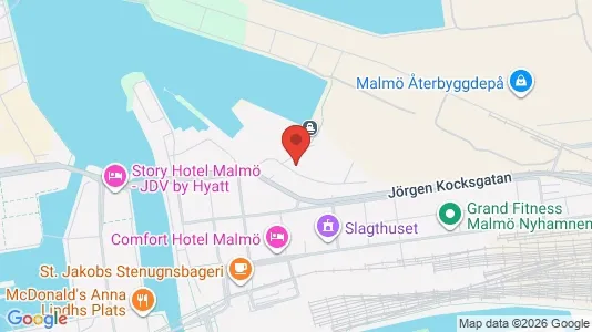 Büros zur Miete i Malmö City – Foto von Google Street View