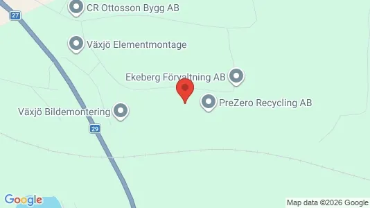Verkstedhaller til leie i Växjö – Bilde fra Google Street View