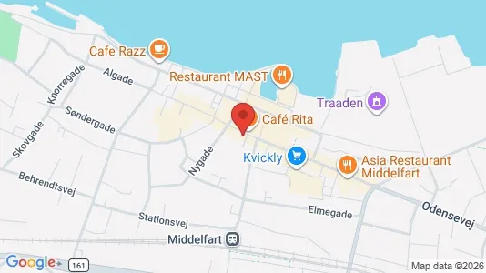 Kontorer til leie i Middelfart – Bilde fra Google Street View